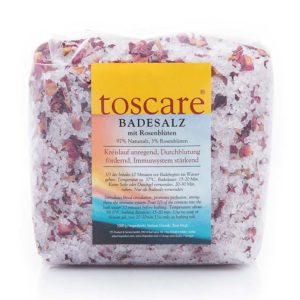 Toscare Badesalz Rose 1000 g Tüte