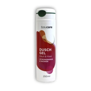 tos.care Duschgel Haut & Haar Zitronengras & Ingwer 250 ml
